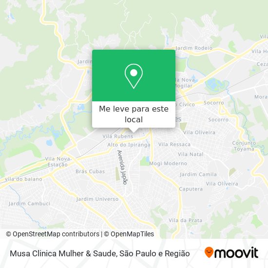 Musa Clinica Mulher & Saude mapa