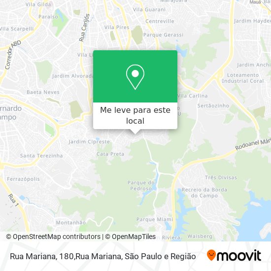 Rua Mariana, 180,Rua Mariana mapa