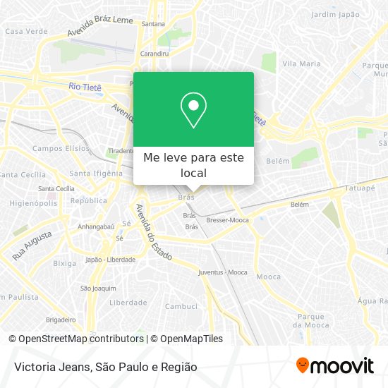Victoria Jeans mapa