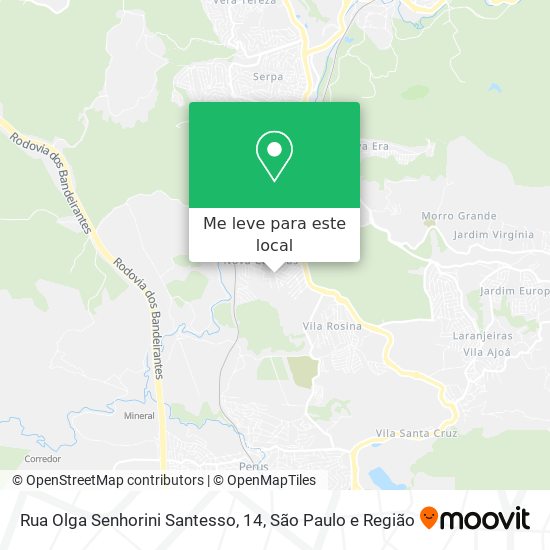 Rua Olga Senhorini Santesso, 14 mapa