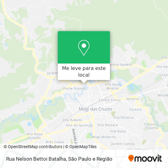 Rua Nelson Bettoi Batalha mapa