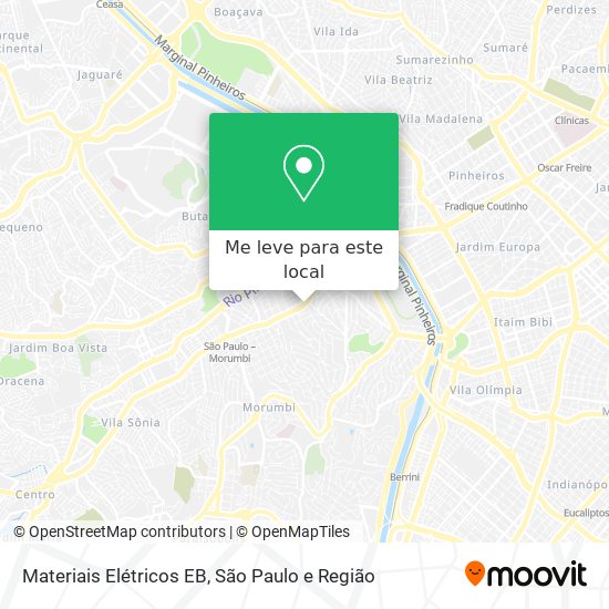 Materiais Elétricos EB mapa