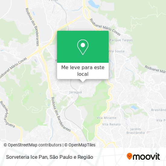 Sorveteria Ice Pan mapa