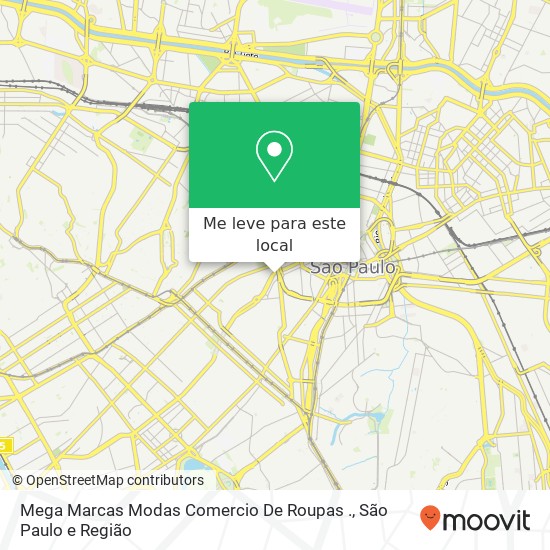 Mega Marcas Modas Comercio De Roupas ., Avenida Nove de Julho, 915 Bela Vista São Paulo-SP 01313-000 mapa