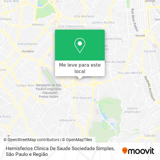 Hemisferios Clinica De Saude Sociedade Simples mapa