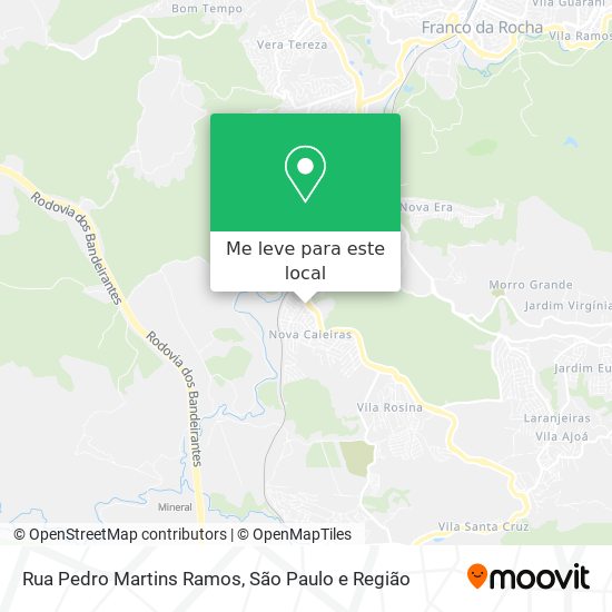 Rua Pedro Martins Ramos mapa