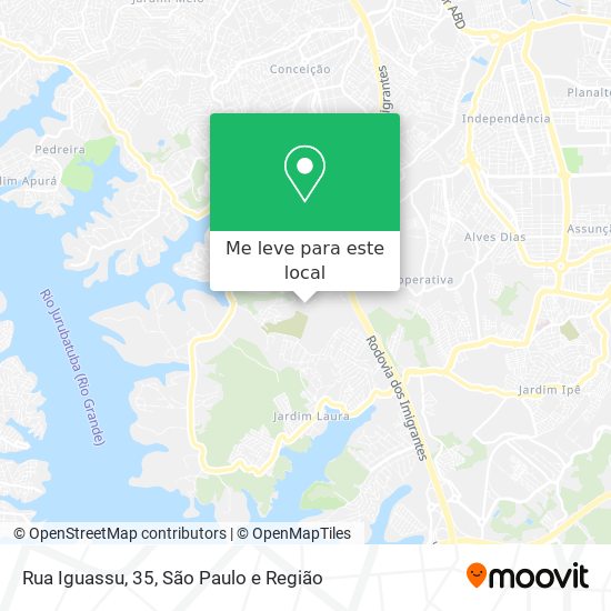 Rua Iguassu, 35 mapa