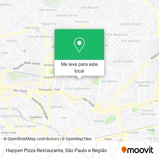 Happen Pizza Restaurante mapa
