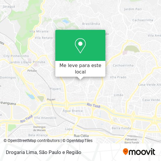 Drogaria Lima mapa