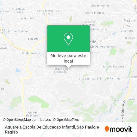 Aquarela Escola De Educacao Infantil mapa