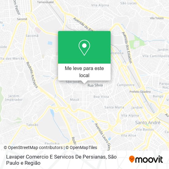 Lavaper Comercio E Servicos De Persianas mapa