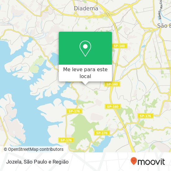 Jozela, Avenida Nossa Senhora dos Navegantes Eldorado Diadema-SP 09972-260 mapa