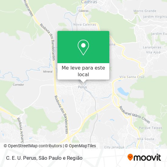 C. E. U. Perus mapa