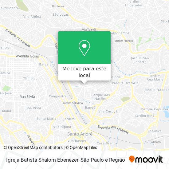 Igreja Batista Shalom Ebenezer mapa