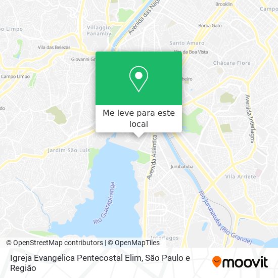 Igreja Evangelica Pentecostal Elim mapa