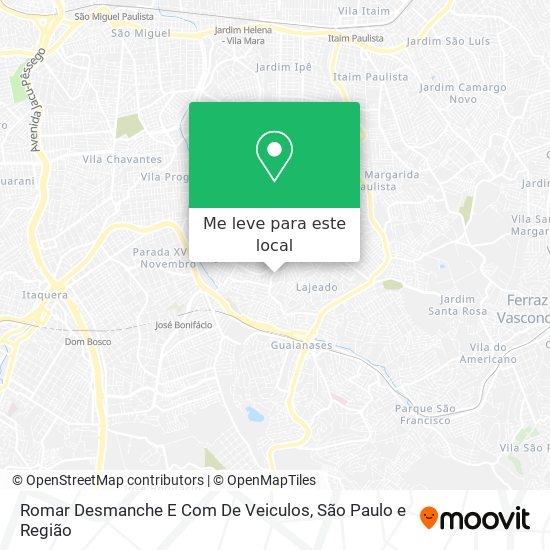 Romar Desmanche E Com De Veiculos mapa