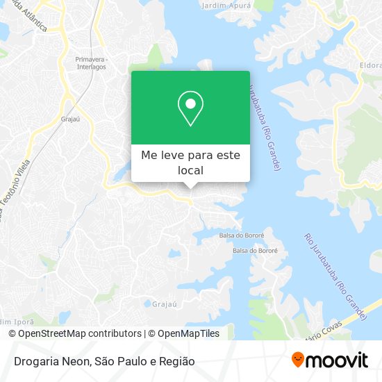 Drogaria Neon mapa