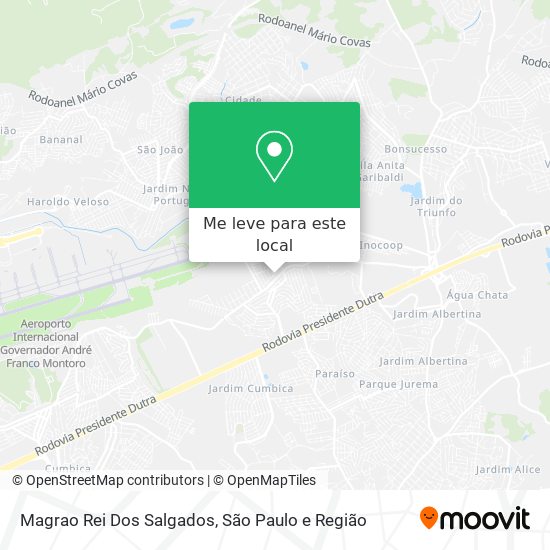 Magrao Rei Dos Salgados mapa