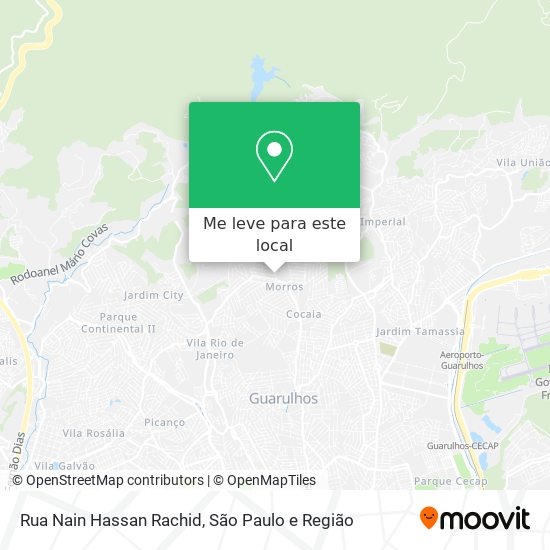 Rua Nain Hassan Rachid mapa