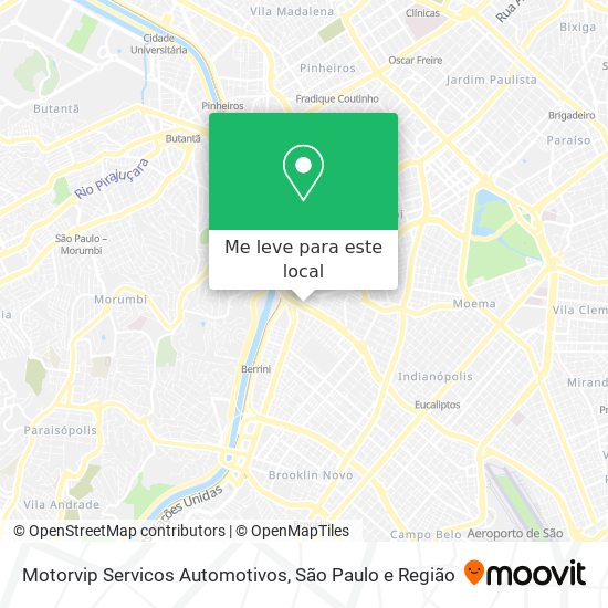 Motorvip Servicos Automotivos mapa