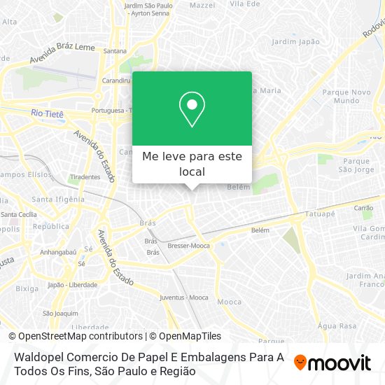 Waldopel Comercio De Papel E Embalagens Para A Todos Os Fins mapa