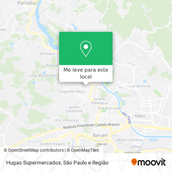 Hugao Supermercados mapa