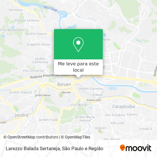 Larezzo Balada Sertaneja mapa