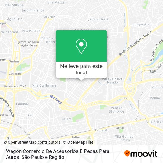 Wagon Comercio De Acessorios E Pecas Para Autos mapa