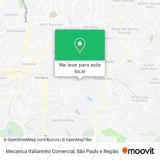 Mecanica Italianinho Comercial mapa