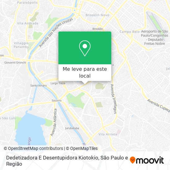 Dedetizadora E Desentupidora Kiotokio mapa