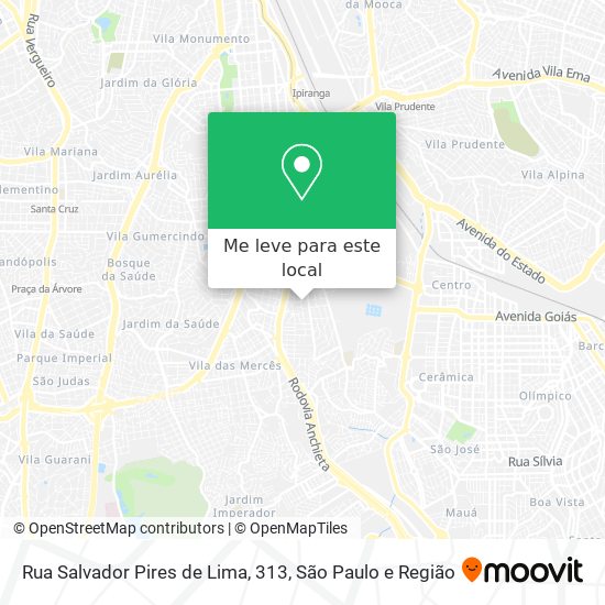 Rua Salvador Pires de Lima, 313 mapa