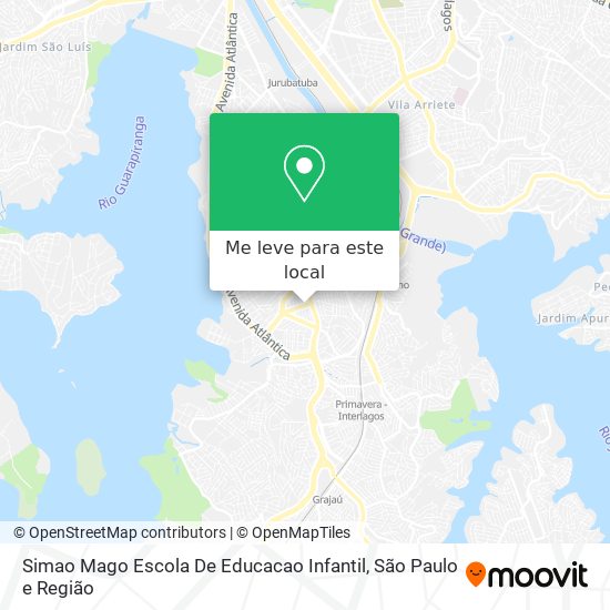 Simao Mago Escola De Educacao Infantil mapa