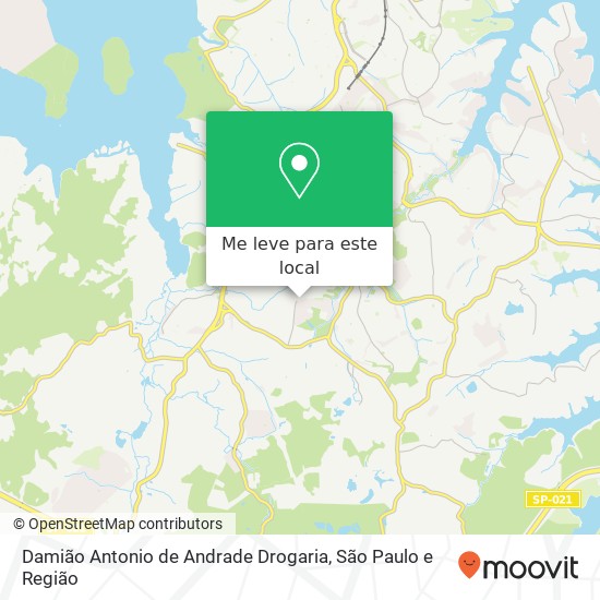 Damião Antonio de Andrade Drogaria, Rua Jacinta Clara de Vitória Grajau São Paulo-SP 04859-030 mapa