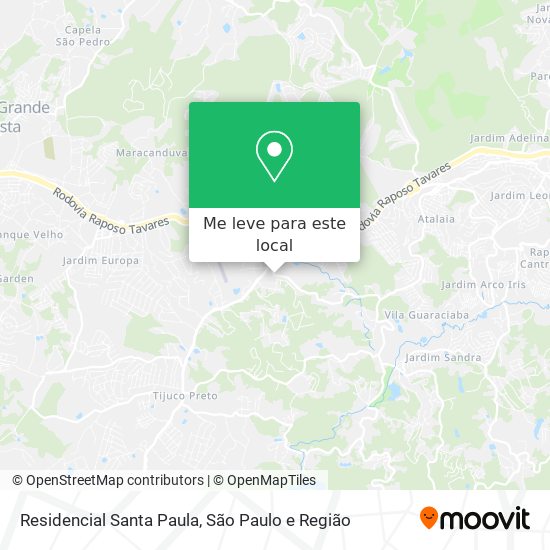 Residencial Santa Paula mapa