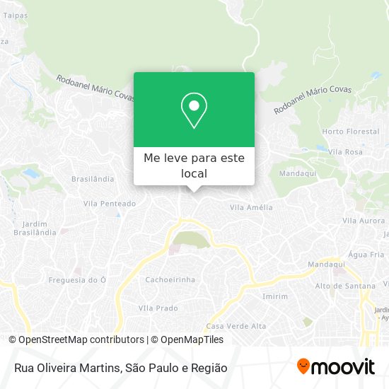 Rua Oliveira Martins mapa
