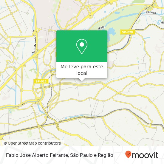 Fabio Jose Alberto Feirante, Rua Antônio Paganini, 136 Cangaíba São Paulo-SP 03732-140 mapa