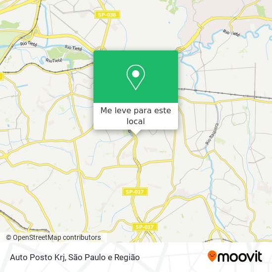 Auto Posto Krj mapa