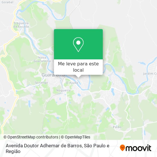 Avenida Doutor Adhemar de Barros mapa