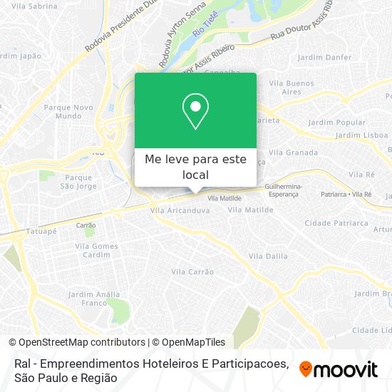 Ral - Empreendimentos Hoteleiros E Participacoes mapa