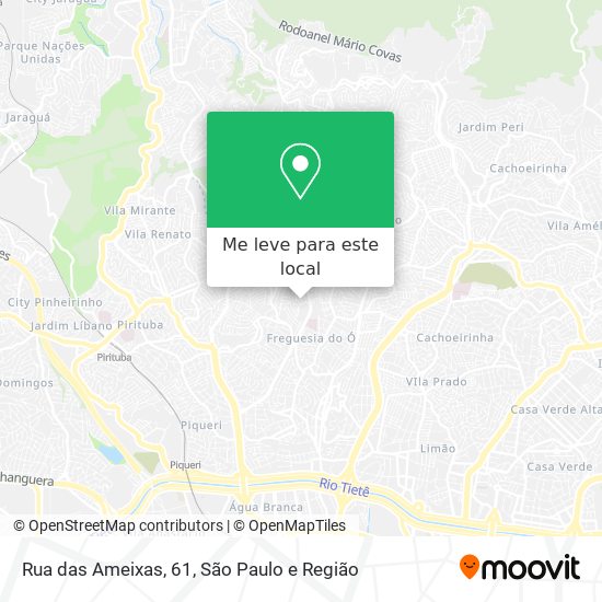 Rua das Ameixas, 61 mapa
