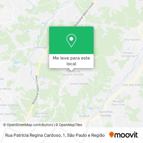 Rua Patrícia Regina Cardoso, 1 mapa