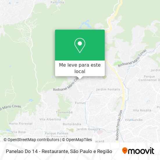 Panelao Do 14 - Restaurante mapa
