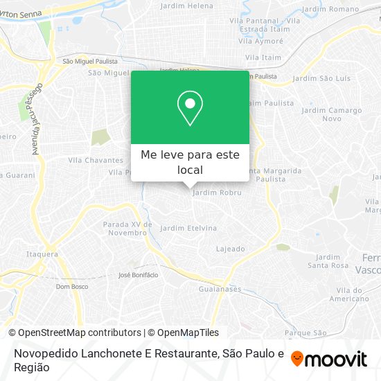 Novopedido Lanchonete E Restaurante mapa