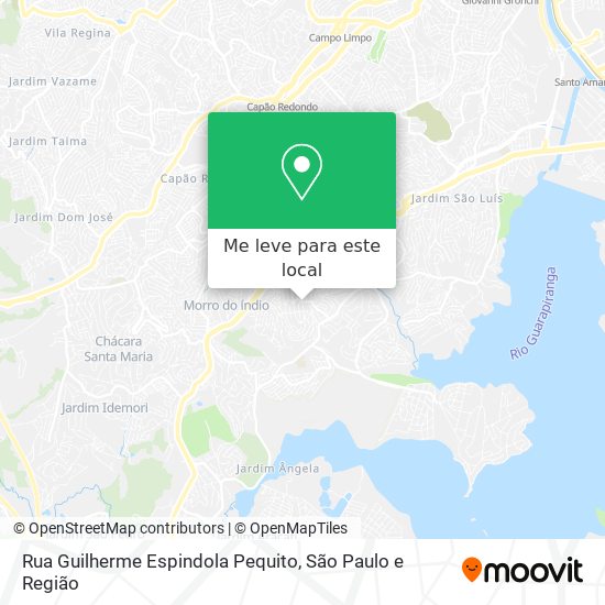 Rua Guilherme Espindola Pequito mapa