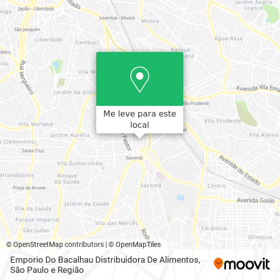 Emporio Do Bacalhau Distribuidora De Alimentos mapa