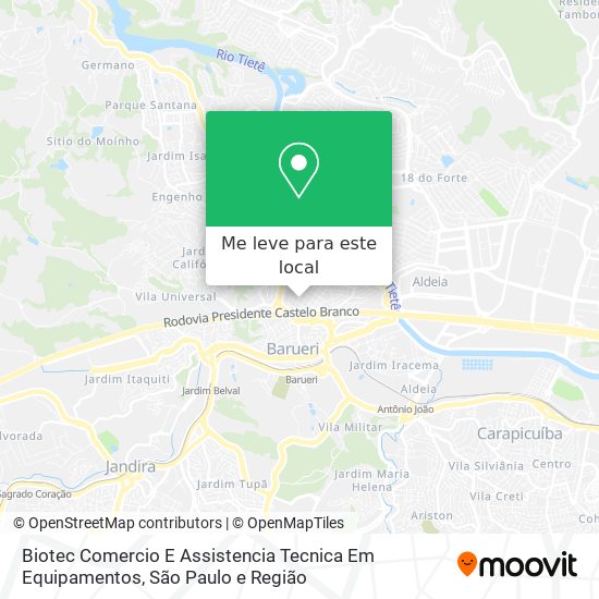 Biotec Comercio E Assistencia Tecnica Em Equipamentos mapa