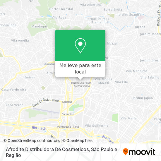 Afrodite Distribuidora De Cosmeticos mapa