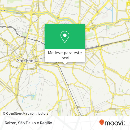 Raizen, Rua João Antônio de Oliveira Móoca São Paulo-SP 03111-010 mapa