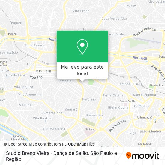 Studio Breno Vieira - Dança de Salão mapa