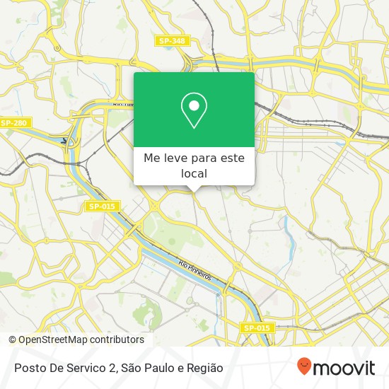 Posto De Servico 2, Avenida Padre Pereira de Andrade, 13 Alto de Pinheiros São Paulo-SP 05469-000 mapa